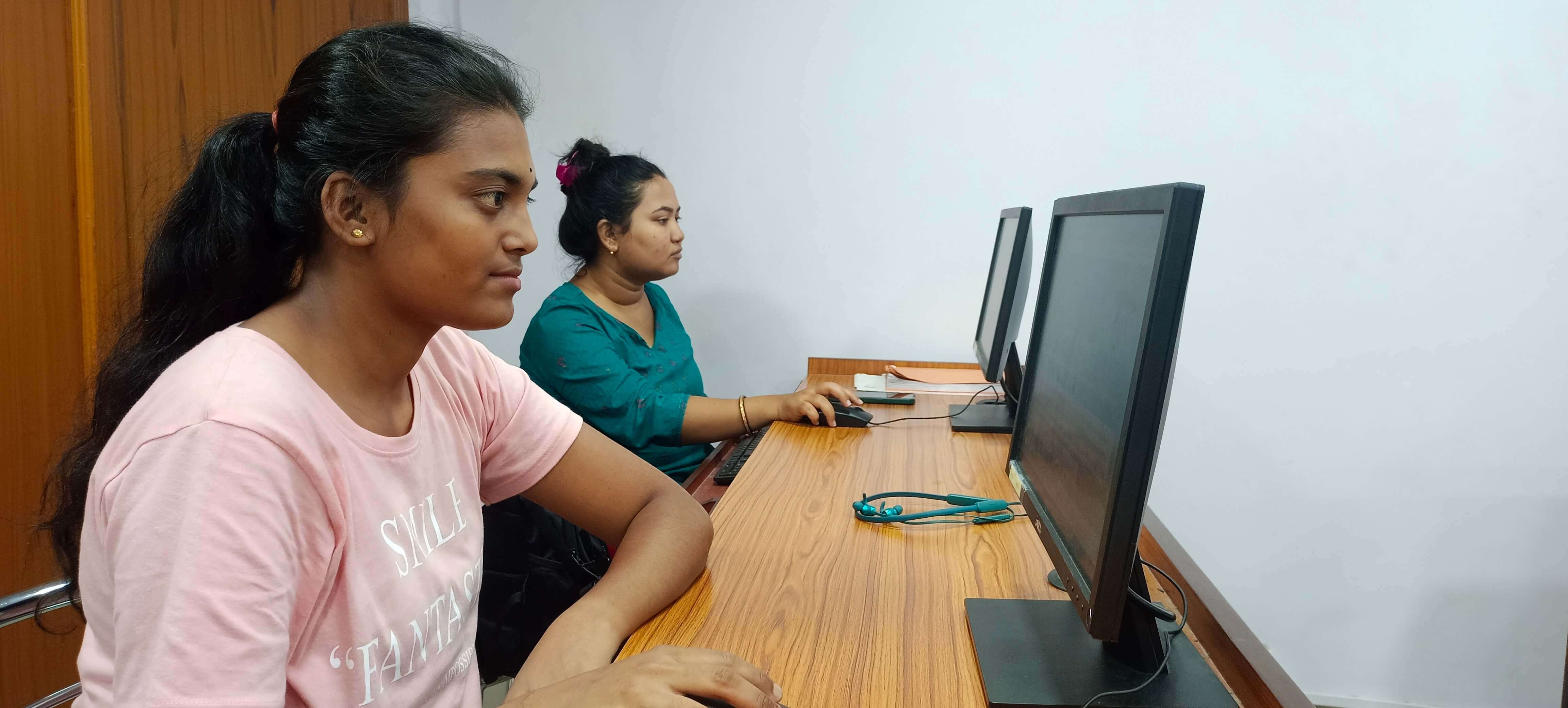 computer lab view